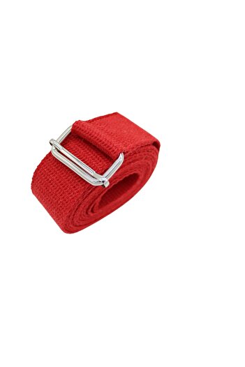 Anatolia Red Adjustable Cotton Yoga Pilates Belt Red Yoga Belt (4 cm X200 cm)