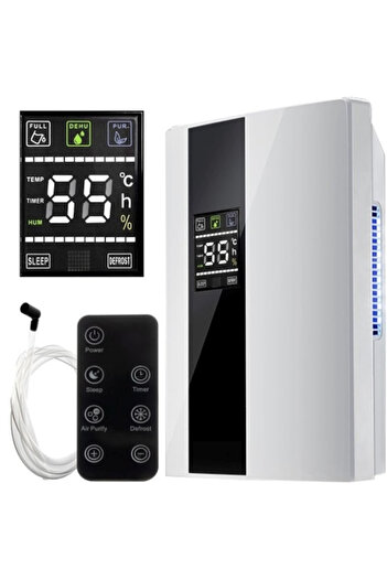 varioshop Dezumidificator si Purificator de Aer VarioShop®, Afisaj Temperatura/Umiditate, Tehnologie Peltier,