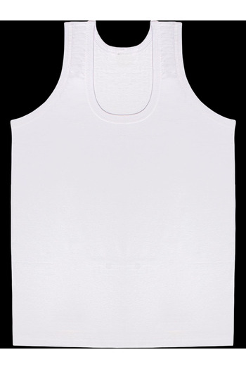BEYAZTOPTAN 100% Cotton Men's White Classic 6-Pack Combed Athlete