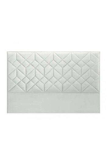 House One H004 | Velvet headboard - White - 180x200 cm