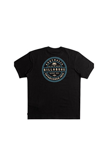 BİLLABONG Ανδρικό μαύρο μπλουζάκι Billabong Monogram Pattern - Ebyzt00174-19