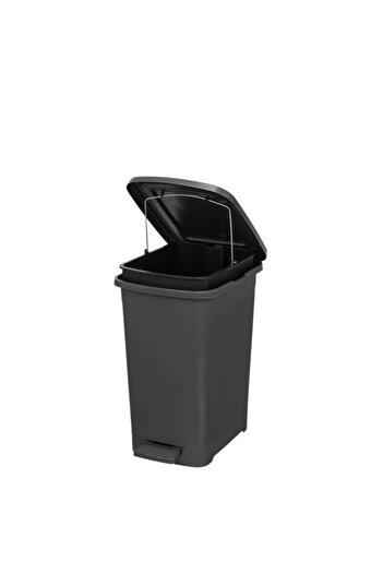 Omnipazar Elf-İ344 Slim Pedal Plastic Trash Can with Inner Bucket 8 Lt