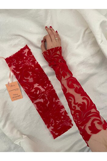 Nurcanilirboutique KIRMIZI HENNA ELDİVEN KOLLUK