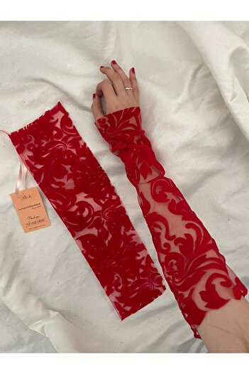 Nurcanilirboutique KIRMIZI HENNA ELDİVEN KOLLUK