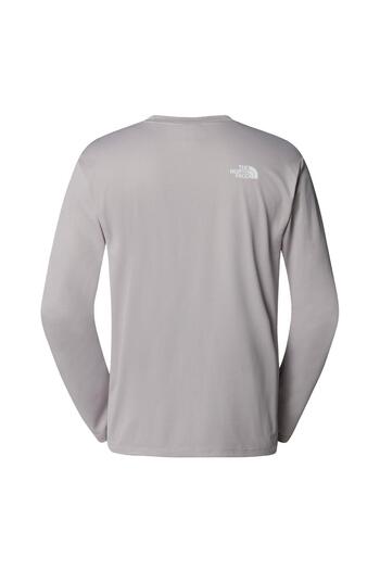 THE NORTH FACE Men's Shado Ls T-Shirt Nf0A87Tv1Oa1 Gray-Xl