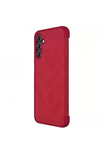 Nillkin Case for Samsung Galaxy A14 4G / 5G - Nillkin QIN Leather PRO Case - Red