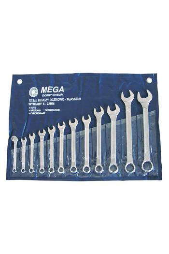 MEGA Combination Wrench Set In Foil 6-32Mm - 25P.