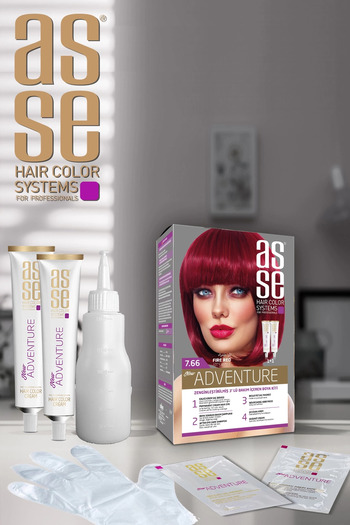 asse Permanent hair dye 7.66 Fire Red (Bright Red) 50+50ml