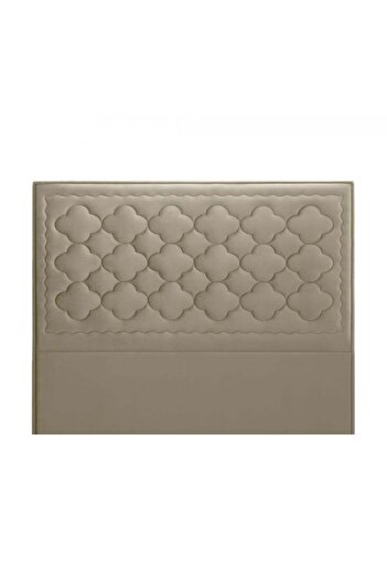 soufa dibaj H225 | Velvet headboard - Brown - 140x200 cm