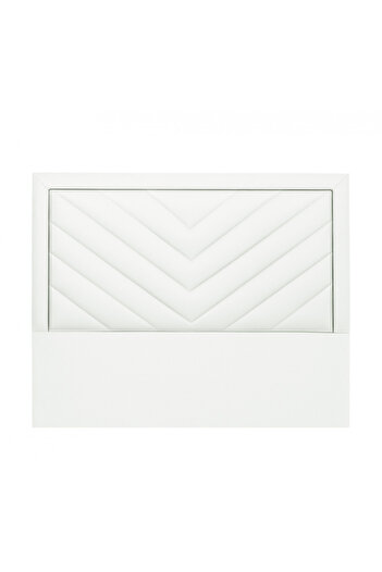 soufa dibaj H011 | Velvet headboard - White