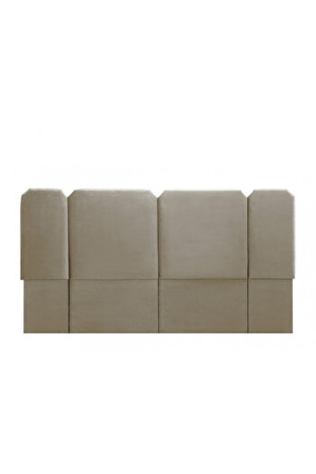 House One H116 | Velvet headboard - Light Brown