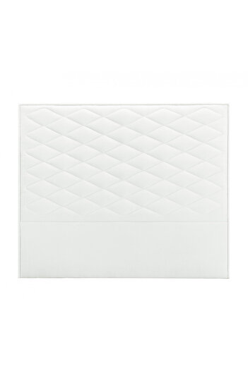 House One H110 | Velvet headboard - White - 180x200 cm
