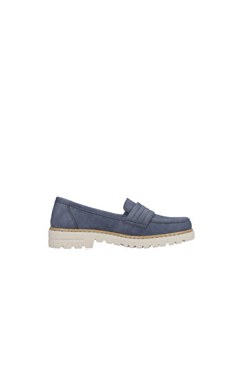 Rieker Sportliche Slipper für Damen in blau