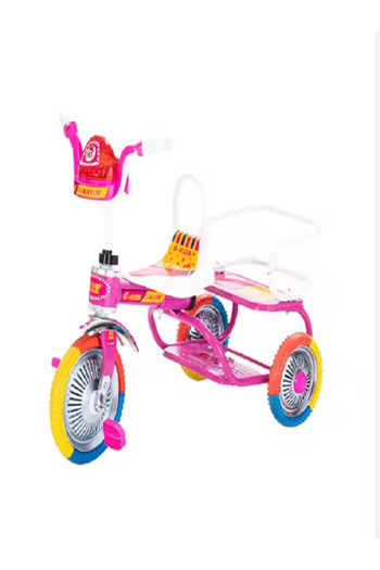 rexa Protected Double Seat Baby Tricycle Baby Bicycle Child Metal Steel Style Children Bicycle