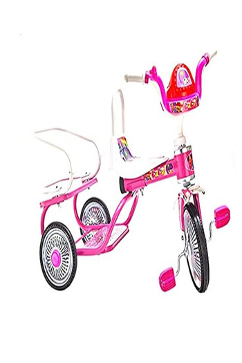 rexa Protected Double Seat Baby Tricycle Baby Bicycle Child Metal Steel Style Children Bicycle