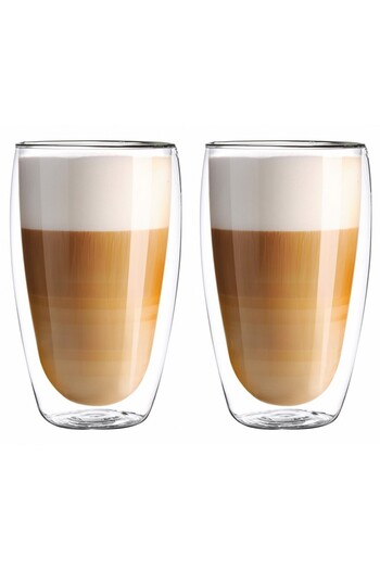 ALTOM DESIGN Set of 2 Altom Andrea thermos glasses, borosilicate glass, 380 ml