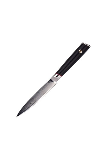 KRASINO Univerzálny nôž Yamada, damašková oceľ, HRC 60, 12,5 cm