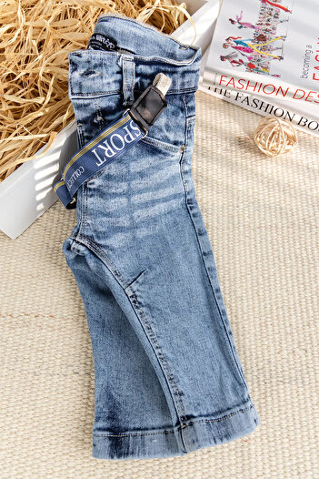 Babymod Strappy Denim Stylish Denim Baby Boy Pants