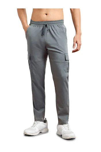 Technosport By Styli Solid 2-Way Stretch Cargo Pants