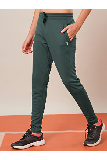 Technosport By Styli Solid Drawstring Waistband Track Pants