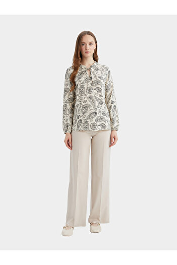DeFacto Women Black Printed Blouse