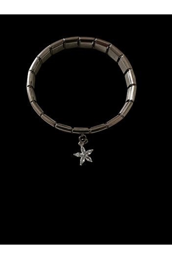 Luxmon Lotus Flower Stone Italian Charm Hanging