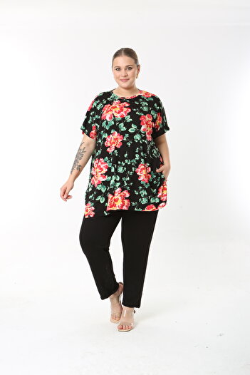 XL Modam Xlmodam Women's Multicolor Lycra Tunic with Large Size