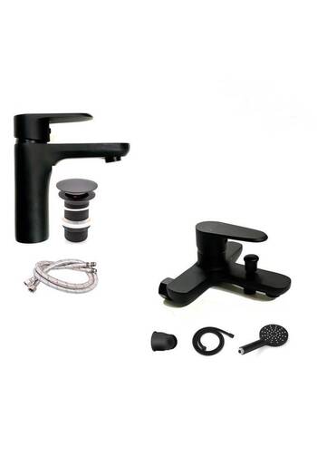AKSU Axso Black Mixer Set - Two Mixers