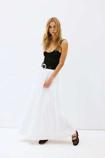 VATKALI Flounced Maxi Skirt - Premium Collection