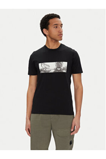 C.P. COMPANY cp company Men's T-Shirt 18CMTS319A005431G Black
