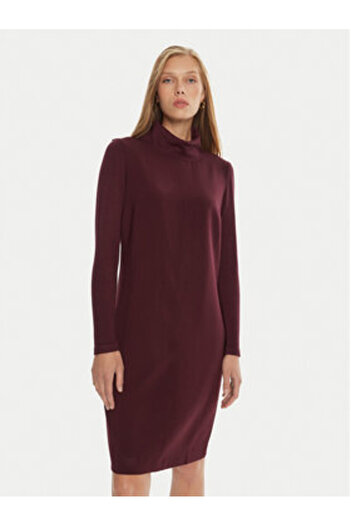 TATUUM tattoo Women's Knitted Dress T2321.196B Burgundy