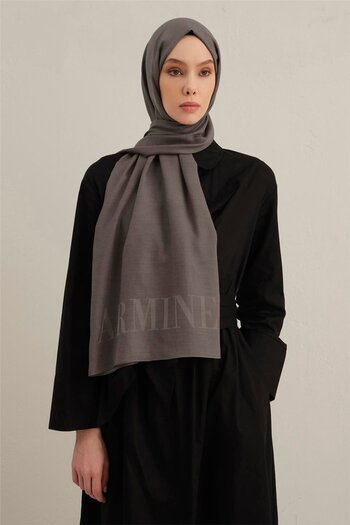 Armine Logo Drop Cotton Silk Shawl 04