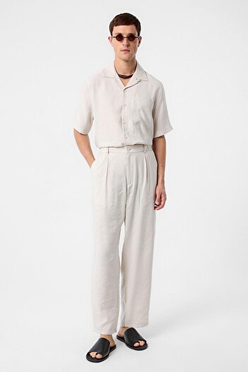 Antioch Stone Modal Fabric Men's Shirt