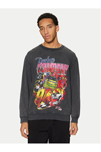 DC Mens Sweatshirt ADYSF03129-BAC Gray