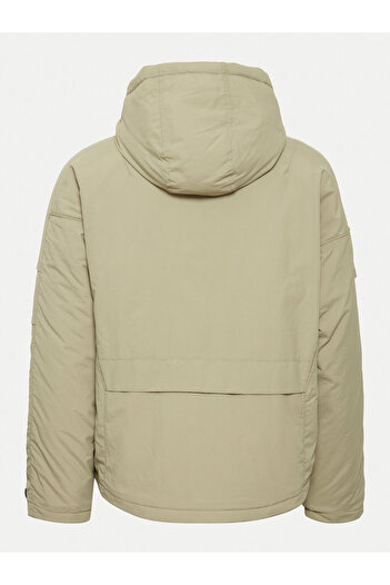 Solid Men's Transitional Jacket 21108317 Beige