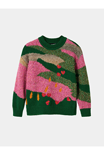 Desigual Girl Sweater 23WGJF05 Colorful