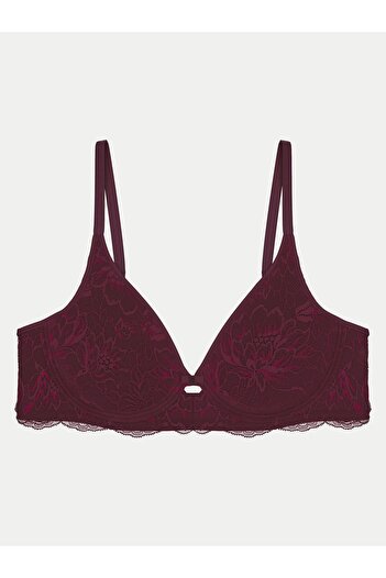 Triumph Women's Underwired Bra 10214458 Burgundy