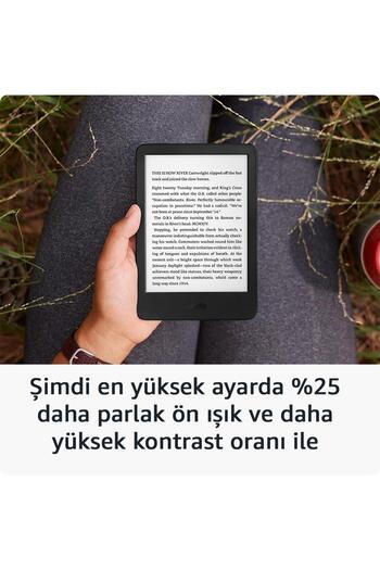 Amazon Kindle Touch 16GB (2024) 11. Nesil 6" Siyah / Reklamsız E Kitap Okuyucu