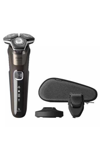 Philips Shaver Philips Shaver Series 5000 S5886-38 Battery Autonomy 60min SkinIQ Brown