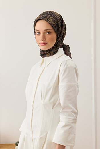 Qef Gita Patterned Cotton Scarf
