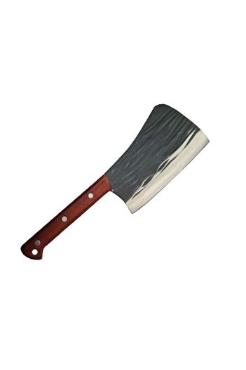 Globalport Retail Professional butcher cleaver, Full Tang, forged blade, carbon steel, 1200 g, wooden handle