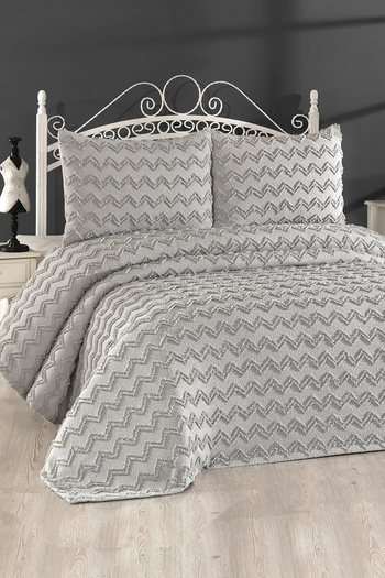 Çeyiz Diyarı Land of Dowry Lumpa 3 Piece Double Pike Set Gray