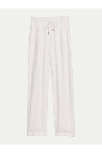 GAP Women's Fabric Trousers 541243-02 White