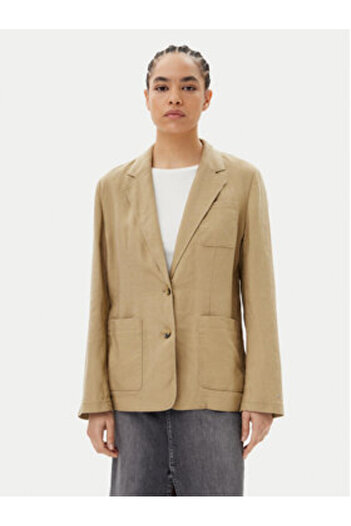 Tommy Hilfiger Women's Jacket WW0WW44757 Beige