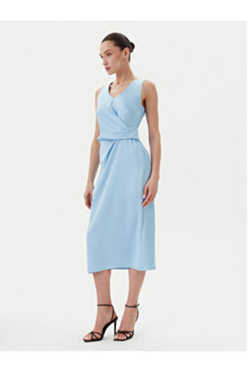 RINASCIMENTO Rochie de cocktail pentru femei CFC0122928003 Albastru deschis