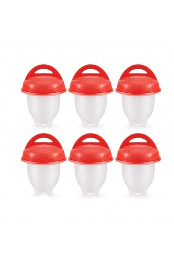 zola Set dispozitiv pentru fiert oua fara coaja, 6 bucati, plastic