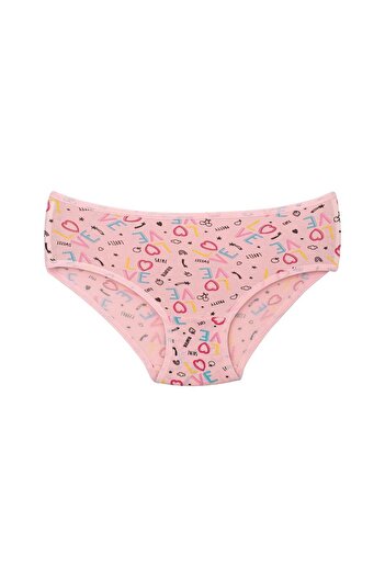 Arma Yıldız Chiloți din bumbac colorați pentru fete, pachet de 6 culori mixte
