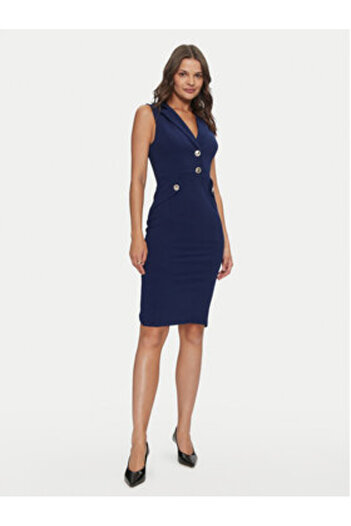 RINASCIMENTO Rochie de cocktail pentru femei CFC0019596002 bleumarin