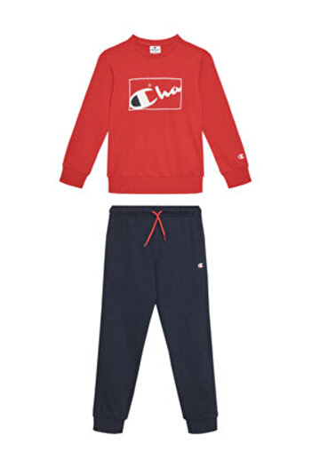 Champion Boy Tracksuit 307060 Red, Navy