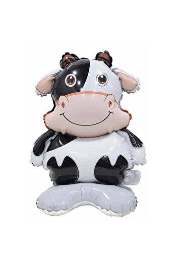 Ropet Foil balloon with stand, Cow figurine, 60 cm, Ropet